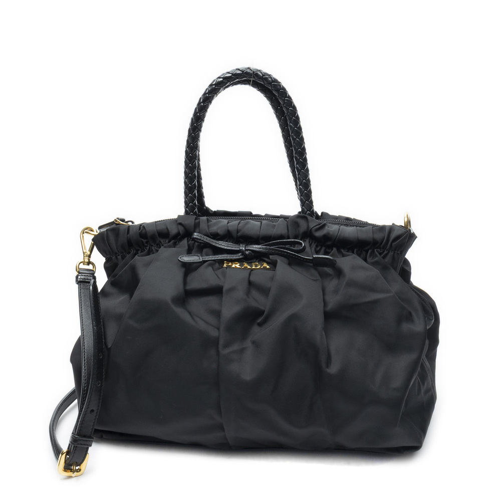 Prada Bow Crossbody Tote Bag